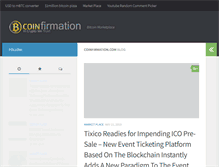 Tablet Screenshot of coinfirmation.com